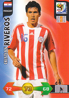 Cristian Riveros Paraguay Panini 2010 World Cup #272